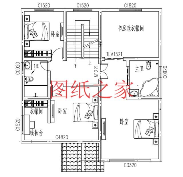 6套三層別墅設計圖，端莊大氣，氣勢恢宏！