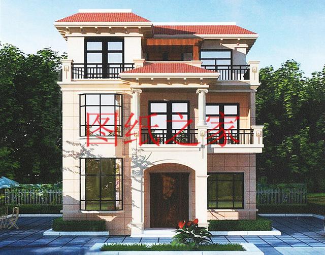 6套三層別墅設計圖，端莊大氣，氣勢恢宏！