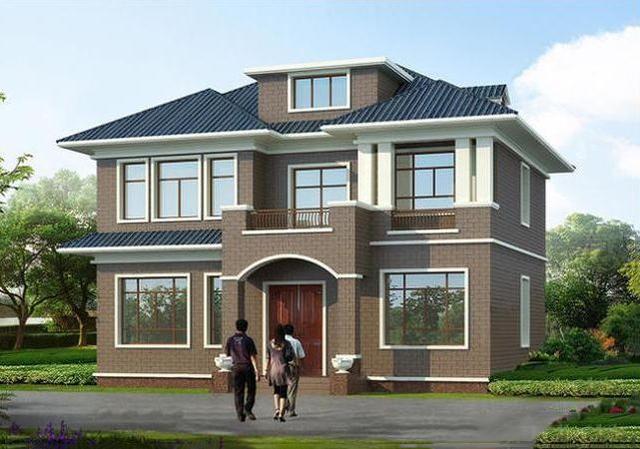 120平米的二層別墅設計圖，六室三廳帶閣樓很實用