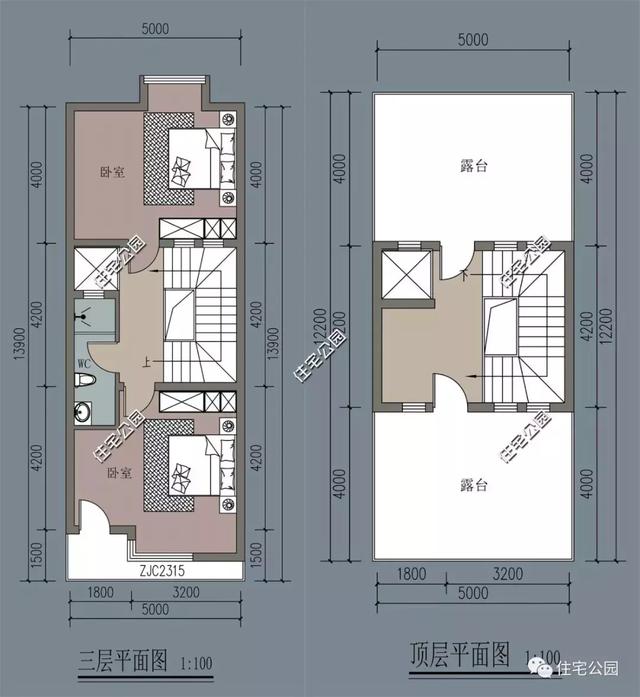 推薦10套小戶型設計圖，經濟實用型別墅。