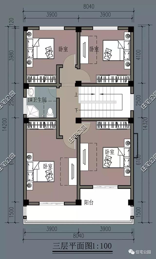 推薦10套小戶型設計圖，經濟實用型別墅。