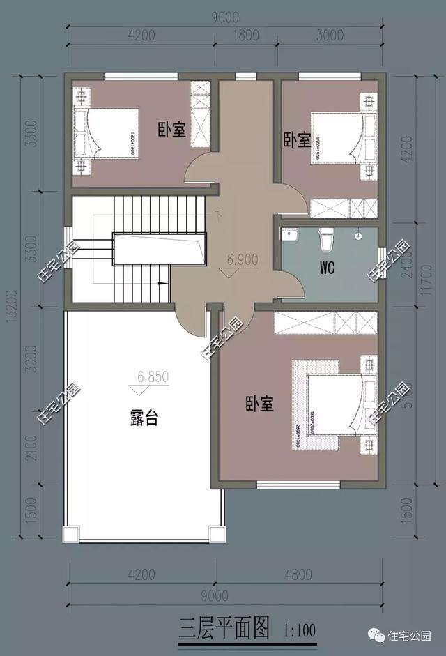 推薦10套小戶型設計圖，經濟實用型別墅。