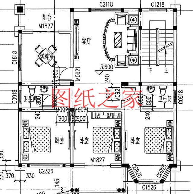 5套農村三層別墅設計圖，主體造價低廉，值得推薦！