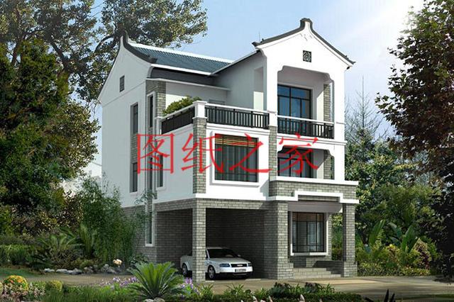 5套農村三層別墅設計圖，主體造價低廉，值得推薦！