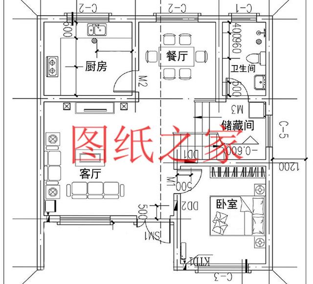 6套二層別墅設計圖，外觀美麗大方，經濟實用型住宅。