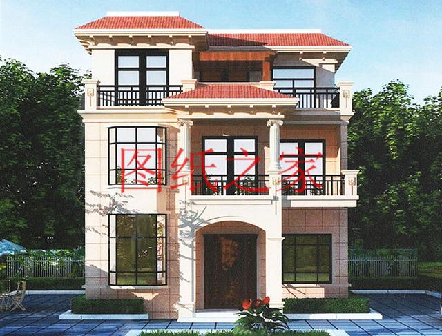 6套三層別墅設(shè)計圖，占地小，外觀精美，值得擁有！