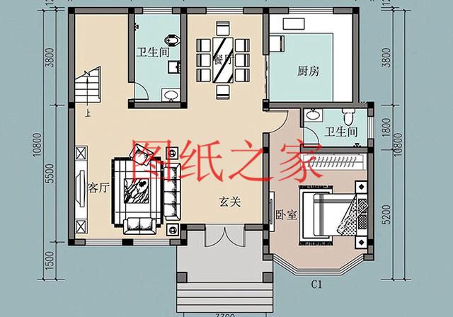 二層農村自建房，外觀新穎獨特，您的建筑在村里獨一無二
