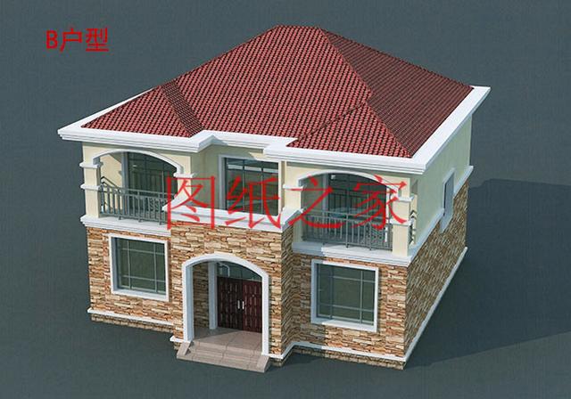 二層農村自建房，外觀新穎獨特，您的建筑在村里獨一無二