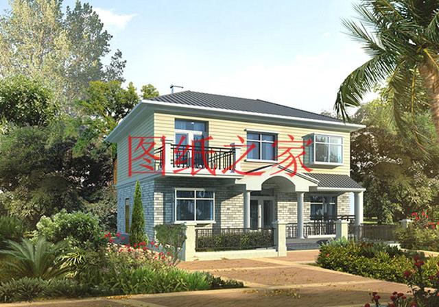 二層農村自建房，外觀新穎獨特，您的建筑在村里獨一無二