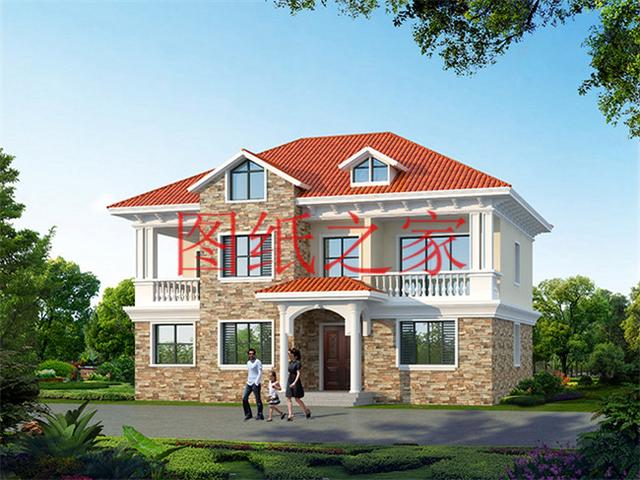 二層農村自建房，外觀新穎獨特，您的建筑在村里獨一無二