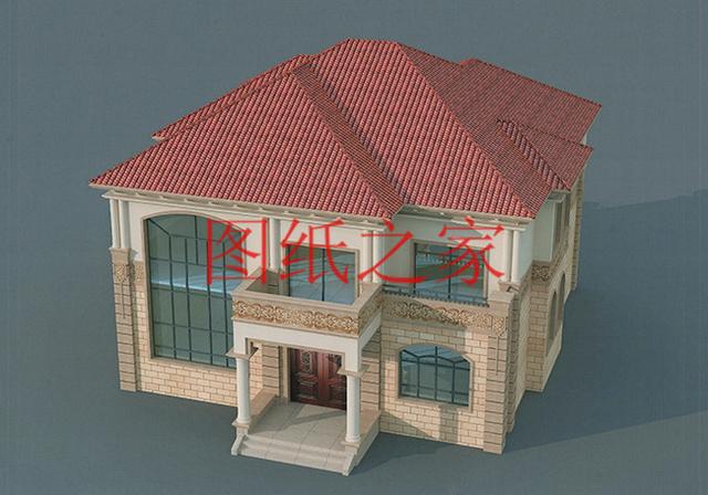 二層別墅設計圖，外觀新穎漂亮、布局科學合理，您的首選！