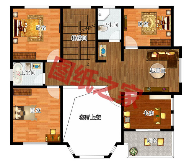 130平米左右三層農村小別墅，經典永不過時三層小洋樓