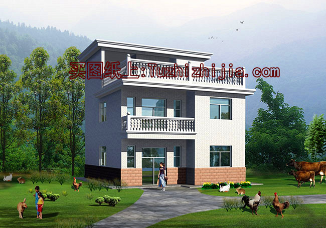 6套農村二層半別墅20萬元就能建好，心動不如行動！