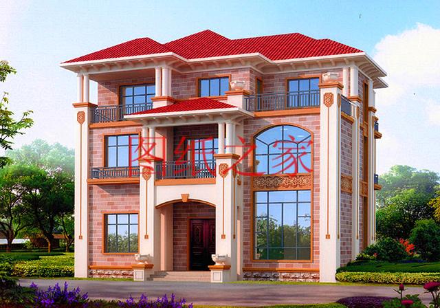 6款農村三層別墅設計圖，實用性強，居住舒適