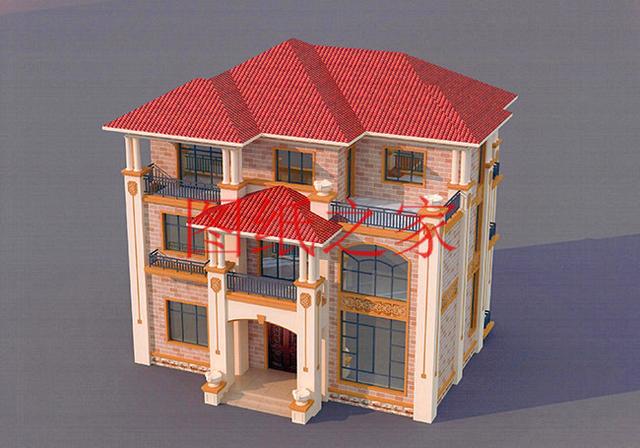 6款農村三層別墅設計圖，實用性強，居住舒適