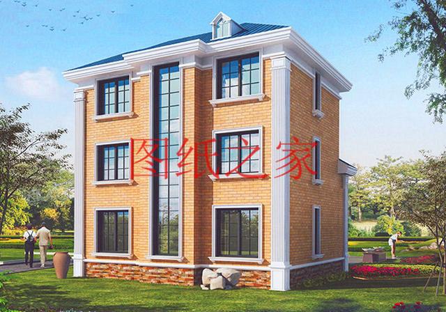 6款農村三層別墅設計圖，實用性強，居住舒適