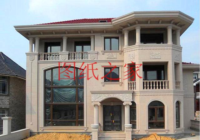 6款農村三層別墅設計圖，實用性強，居住舒適