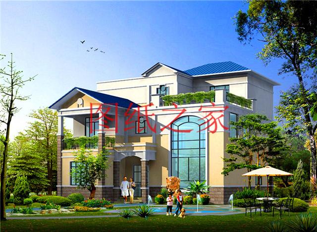 6款農村三層別墅設計圖，實用性強，居住舒適