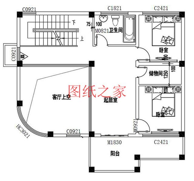 6款農村三層別墅設計圖，實用性強，居住舒適