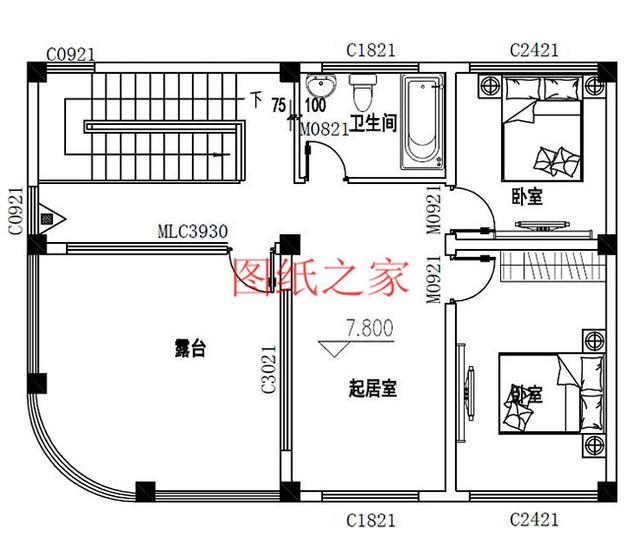 6款農村三層別墅設計圖，實用性強，居住舒適