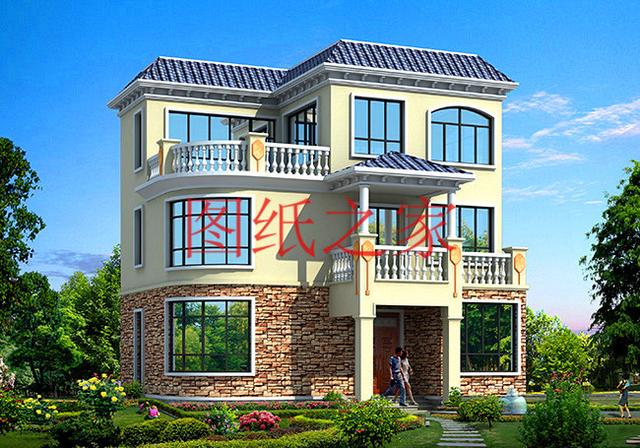 6款農村三層別墅設計圖，實用性強，居住舒適