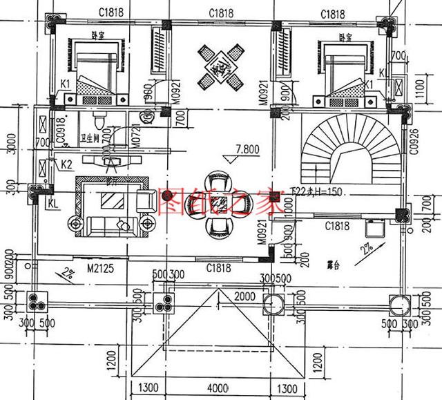 6款農村三層別墅設計圖，實用性強，居住舒適