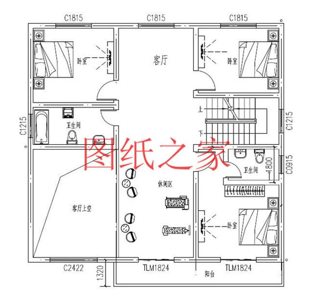 非常豪華大氣的農村四層別墅設計圖，建成之后肯定人人羨慕