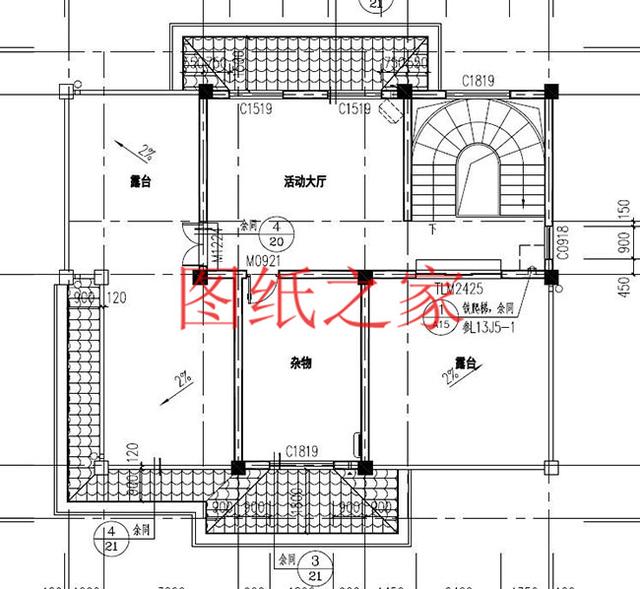 非常豪華大氣的農村四層別墅設計圖，建成之后肯定人人羨慕