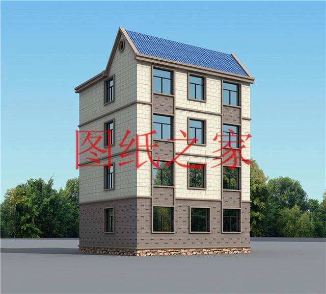 非常豪華大氣的農村四層別墅設計圖，建成之后肯定人人羨慕