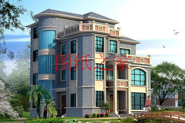 五款農村四層別墅設計圖，哪一款是你的最愛呢？