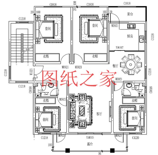 五款農村四層別墅設計圖，哪一款是你的最愛呢？