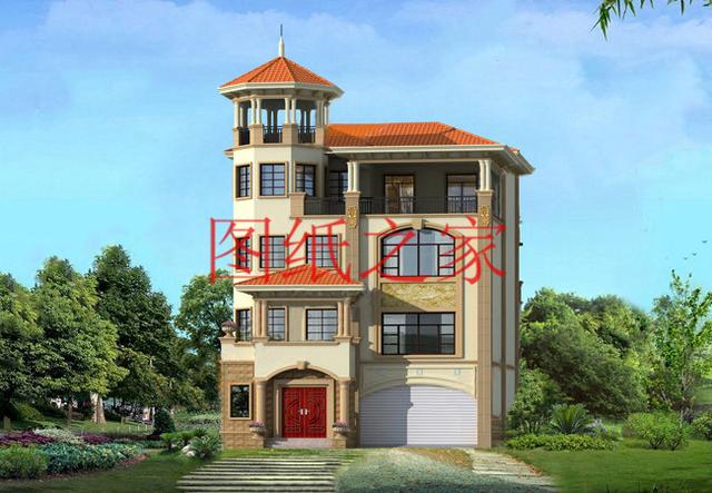 五款農村四層別墅設計圖，哪一款是你的最愛呢？