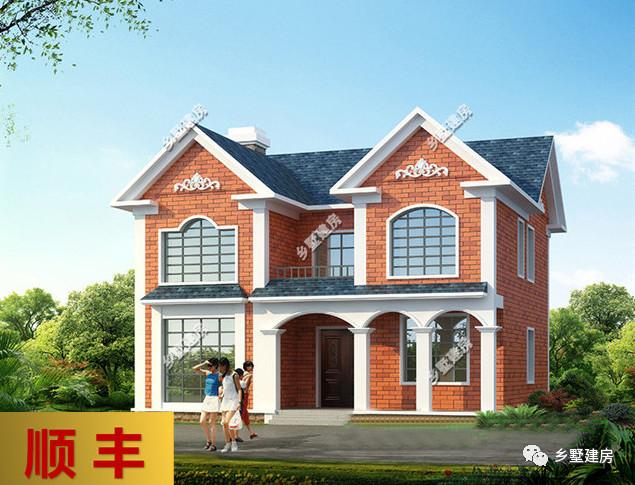 曬奢侈品不如曬別墅，這兩款別墅設計圖造價只要30萬，經典大氣又實用