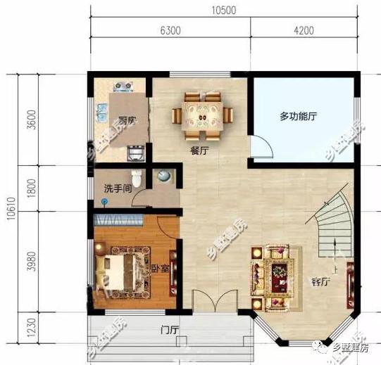 曬奢侈品不如曬別墅，這兩款別墅設計圖造價只要30萬，經典大氣又實用