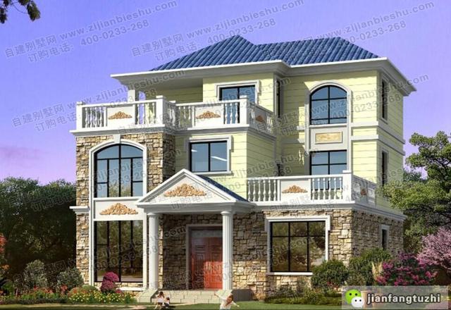 5款十分受歡迎的三層農村自建房（全套）施工效果圖，占地面積約130㎡