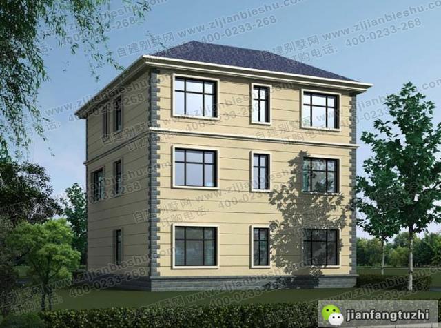 5款十分受歡迎的三層農村自建房（全套）施工效果圖，占地面積約130㎡