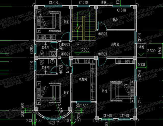 5款十分受歡迎的三層農村自建房（全套）施工效果圖，占地面積約130㎡