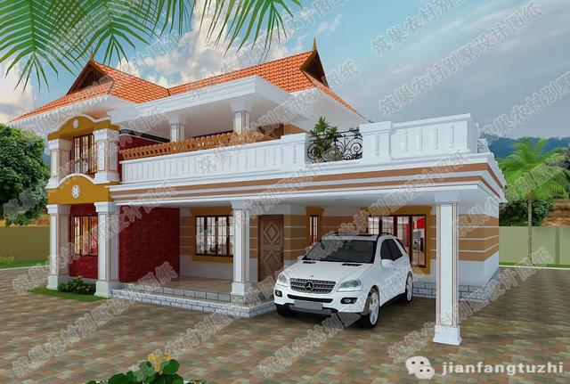 經典二層農村自建房設計施工圖，美觀大氣，居住舒適，滿足家庭住房需求