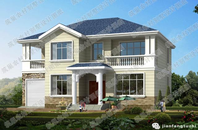 經典二層農村自建房設計施工圖，美觀大氣，居住舒適，滿足家庭住房需求