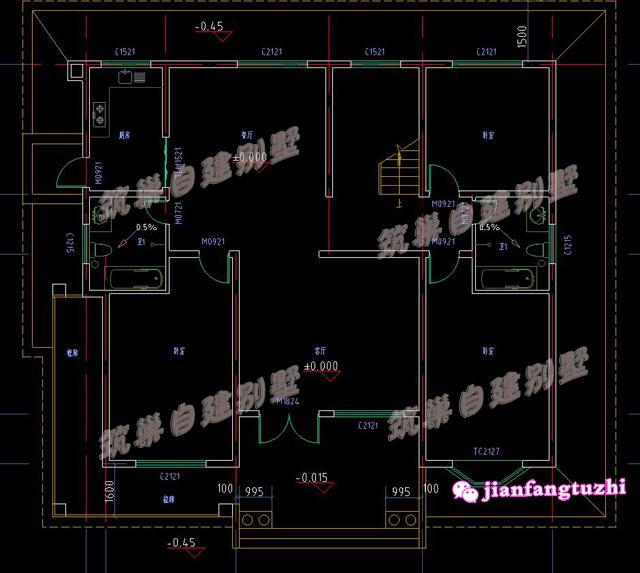 10月最新出爐的二層農村自建別墅設計圖，最小占地100平，最大180平