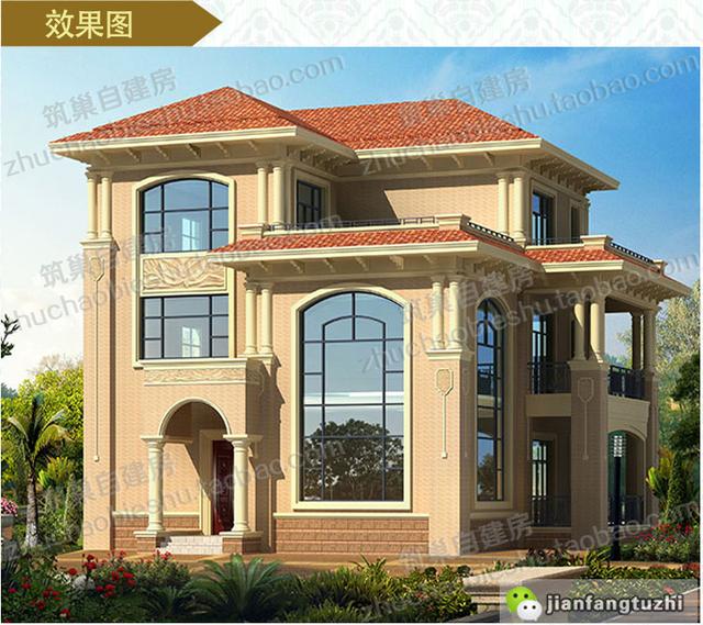 2款開間15米三層農村自建房設計施工圖，你們喜歡哪款呢？