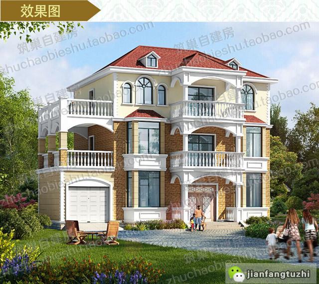 2款開間15米三層農村自建房設計施工圖，你們喜歡哪款呢？