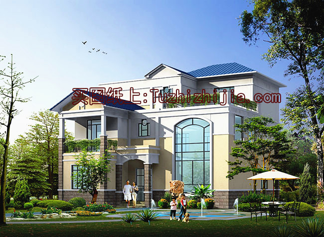 三層30萬別墅圖片大全，漂亮實用造價低，大家都喜歡