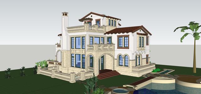 十分豪華自建房設(shè)計(jì)圖，外觀精致，內(nèi)部更是豪華