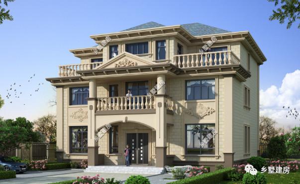 農村發展快，建農村別墅已然成為潮流，推薦這款別墅設計圖給你