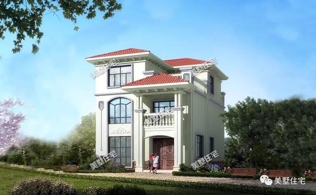 這款小面積別墅設(shè)計圖，外觀美造價低，深受大家喜歡