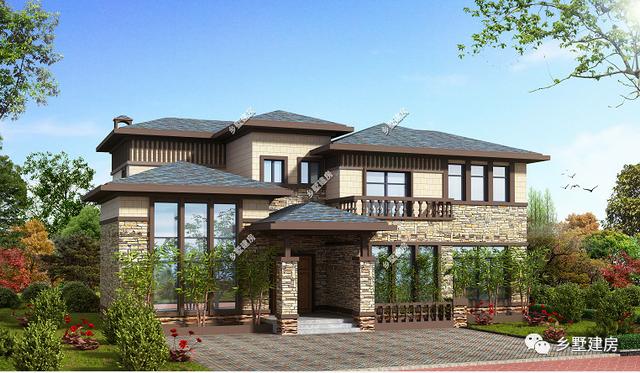 不確定自己想要建什么別墅，不如看看這幾款別墅設計圖