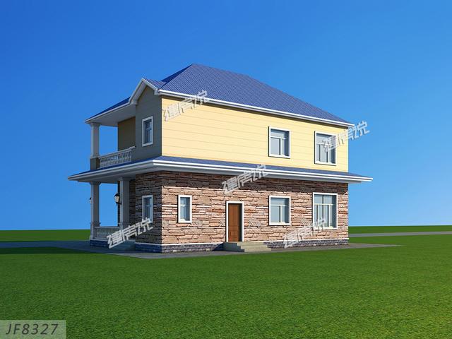 二層精美別墅設計圖，溫馨舒適，外觀極具美感