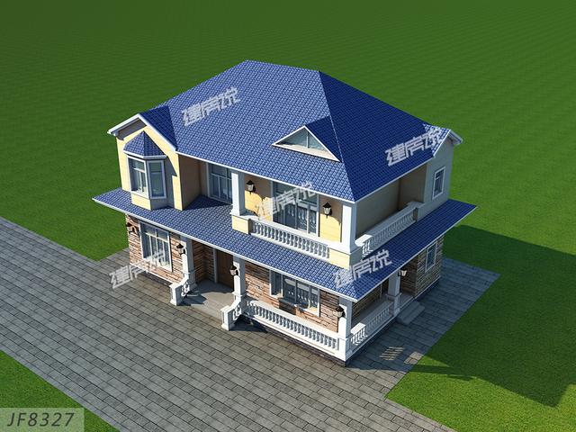 二層精美別墅設計圖，溫馨舒適，外觀極具美感