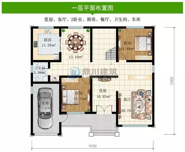買別墅不如建別墅，這款二層農(nóng)村別墅設(shè)計(jì)圖紙，簡(jiǎn)單大氣，你值得擁有